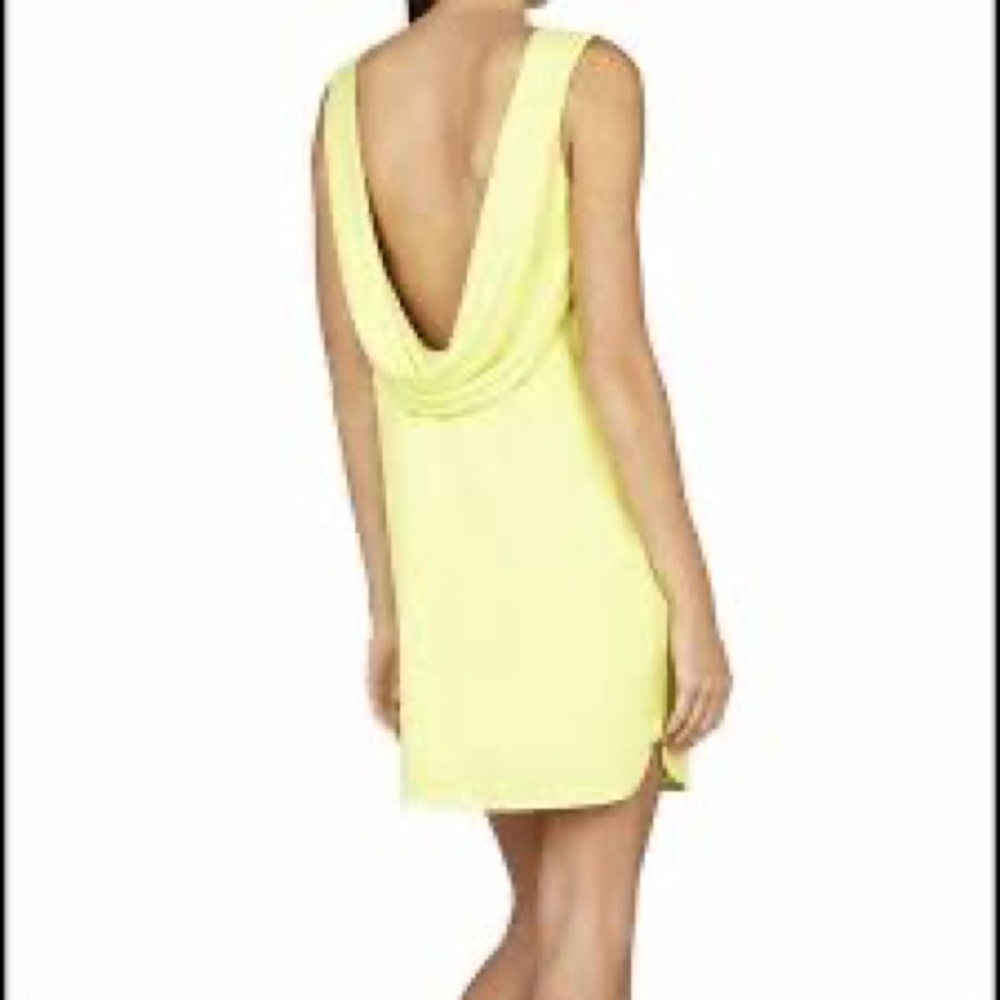 BCBG MaxAzria Chartreuse Yellow Dress - Size 2